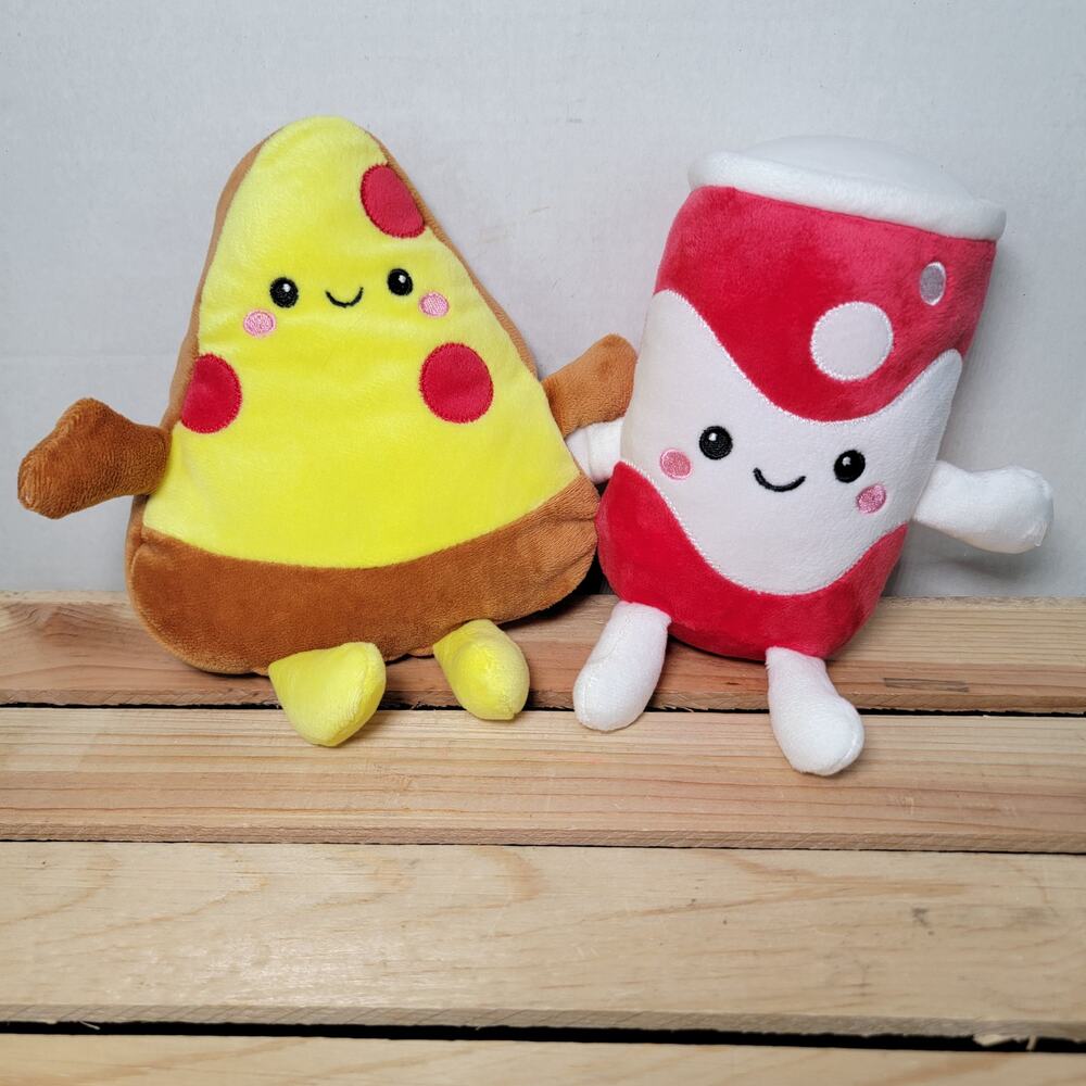 Best Friends Plushies: Pizza and Soda